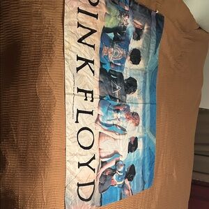Pink Floyd Blue and Black Band Banner/Scarf